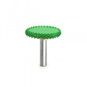Biax sculptura lemn SABURR - Cap forma disc 1-1/4" X 1/4" - Img 3