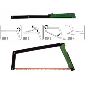 BOREAL24.1 Fierastrau bushcraft pliabil, 61cm lungime, cu teaca, Agawa - Img 5