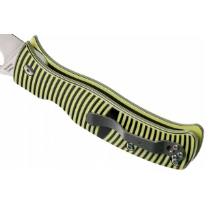 Briceag Caribbean™ G-10 Negru/Galben Sheepfoot, Spyderco - Img 6