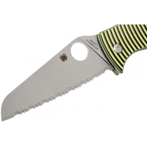 Briceag Caribbean™ G-10 Negru/Galben Sheepfoot, Spyderco - Img 12