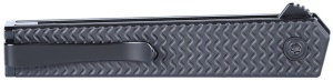 Briceag CEO Microflipper Black Drop Point, CRKT - Img 4