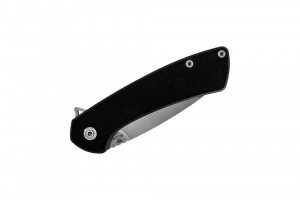 Briceag de buzunar Buck Onset 0040BKS-B, otel S45VN, maner G10 negru si cadru titan, Frame Lock - Img 6