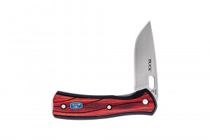 Briceag de buzunar Buck Vantage Avid Mic 0341RWS-B, otel 420HC, maner lemn Dymondwood - Img 4