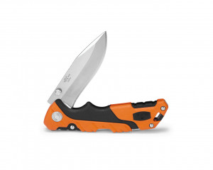 Briceag de vanatoare Buck Pursuit Pro Small 0661ORS-B, otel S35VN, maner Versaflex portocaliu, Lockback - Img 4