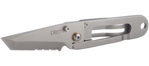 Briceag K.I.S.S. Silver w/Triple Point Serrations, CRKT - Img 2