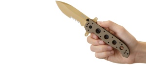 Briceag M21-14DSFG Desert w/Veff Serrations, CRKT - Img 9