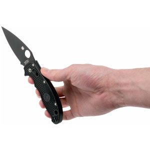 Briceag Manix™ 2 FRCP negru/lama neagra, Spyderco - Img 7
