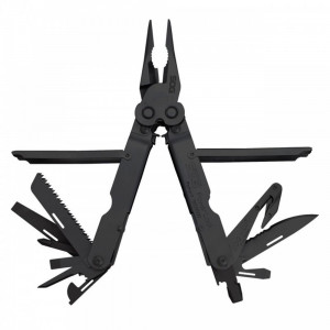 Briceag Multifunctional PowerLock Black, V-Cutter, Nylon Pouch, SOG - Img 1