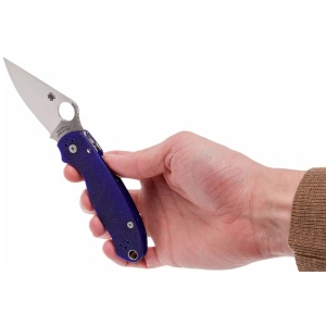 Briceag Para™ 3 G-10 Dark Blue CPM S110V, Spyderco - Img 7