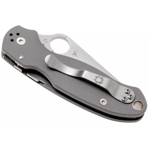 Briceag Para™ 3 G-10 Dark Gray Maxamet, Spyderco - Img 3