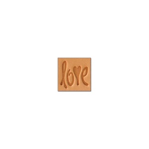Cap de stanta de embosare 2D Craftool Mini, model dragoste (Love) - Tandy Leather 8811-00