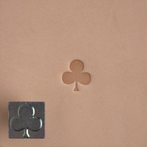Cap de stanta de embosare 2D Craftool Mini, model trefla (Club) - Tandy Leather 8847-00