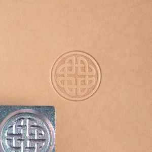 Cap de stanta de embosare 3D Craftool, model celtic rotund (Round Celtic) - Tandy Leather 8537-00