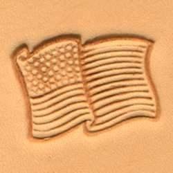 Cap de stanta de embosare 3D Craftool, model steag SUA (USA Flag) - Tandy Leather 88354-00 - Img 2