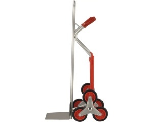 Carucior transport cu platforma pentru trepte Cargo Point max. 150kg, H 1190mm, din otel zincat - Img 6