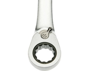 Cheie combinată reversibilă WGB 10 mm, crom-vanadiu - Img 5