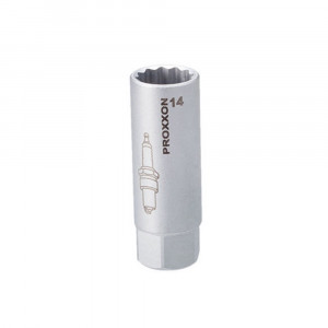 Cheie tubulara pentru bujii, Proxxon 23553, 14mm cu prindere 3/8"