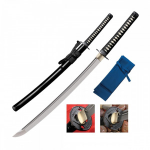 Chisa Katana Cold Steel Warrior Series cu lamă din oțel carbon 1055 – CS-88BCK