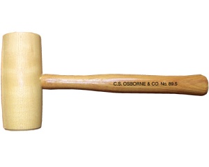 Ciocan din lemn pentru lucrari de pielarie si marochinarie CS Osborne SUA