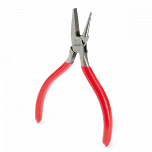 Cleste plat, rotund fara arc 130mm pentru bijutieri, ANTILOPE, Niqua - Img 4