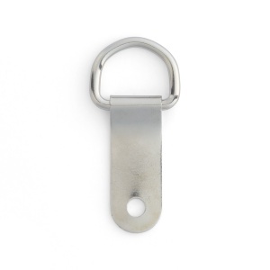 Clips lung cu inel D de 16 mm, nichelat, set 10 buc - Tandy Leather 1120-02