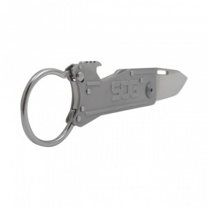 Cutit breloc SOG KeyTron KT1001-CP, lama 5Cr15MoV, Lockback, desfacator sticle integrat, EDC Keychain Knife - Img 5