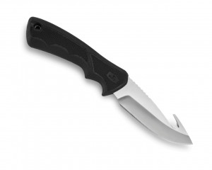 Cutit de vanatoare Buck 685 BuckLite MAX II Large Guthook 0685BKG-B, lama 10.2 cm, otel 420HC, maner cauciuc, teaca inclusa - Img 4