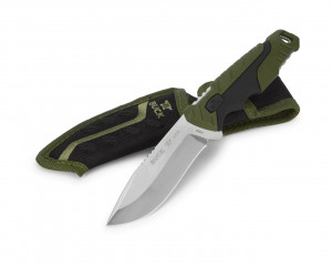 Cutit de vanatoare Buck Pursuit Large 0656GRS-B, lama Drop Point 11.4 cm, otel 420HC - Img 3
