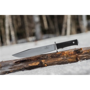 Cutit Fallkniven MB10 Modern Bowie Lam. CoS Satin Finish Lama 255 mm Otel Laminat Cobalt Special - Img 11