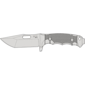 Cutit lama fixa SOG SEAL FX - Tanto - Img 15