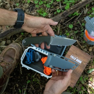 Cutit outdoor SOG Tellus FX Olive Drab, otel CRYO 440C, lama 117 mm - Img 10