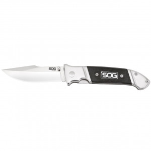 Cutit pliabil SOG Fielder G10 FF38-CP, lama Clip Point 7Cr17, Liner Lock, maner G10, EDC Outdoor Folde