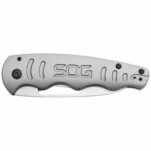 Cutit pliabil SOG Twitch II Black TWI12-CP, lama Drop Point AUS-8 Black TiNi, deschidere asistata S.A.T., Lockback, maner din aluminiu anodizat negru, EDC Premium - Img 14