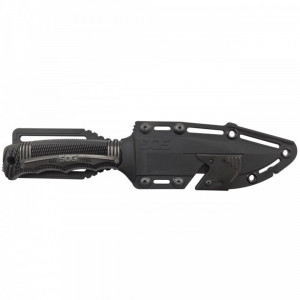 Cutit tactic SOG SEAL Strike Black TiNi, otel AUS-8, lama partial zimtata 125 mm - Img 12