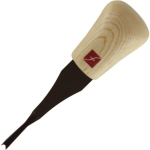 Dalta de mana cu lama forma V 30° de 4mm pentru sculptura/cioplire lemn cu maner fix, Flexcut