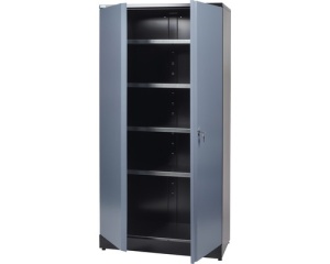 Dulap metalic 2 uși 910x450x1800 mm, cu 4 polițe