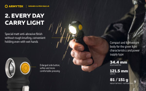 F06702C Wizard C2 Pro Max LR - lumina alba, Armytek - Img 10
