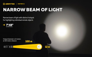 F07802W Lanterna Partner C2 Magnet USB Warm, Armytek - Img 6