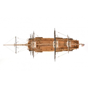 H.M.S. Bounty - Royal Navy 1787, Navomodel Amati, Scala 1:60, Lungime 76 cm - Img 4