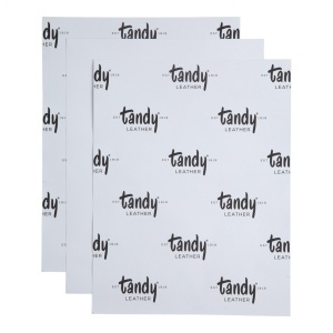 Hartie de protectie RFID Tandy Leather pentru portofele si huse, A4 (21,6 x 27,9 cm), 3 buc