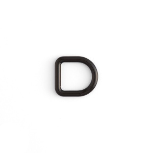 Inele D decorative sudate, nichel, negru lucios sau alama antica - Tandy Leather - imagine 7