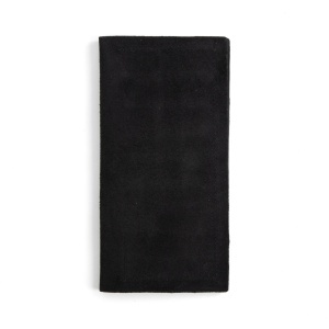 Interior de portofel tip carnet din piele de vitel neagra Tandy Leather, 10 buzunare carduri, cu sablon