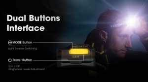 Lanterna Frontala Nitecore HA13, 350 Lumeni, 120 Metri, Lumina Rosie, 3 x AAA, IPX6 - Img 17
