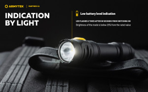 Lanterna tactica Armytek Partner C2 Magnet USB Warm 1020 lm cu acumulator inclus - Img 16