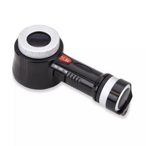 Lupă de precizie MeasureLoupe cu iluminare UV si LED 11,5x - Carson - Img 9