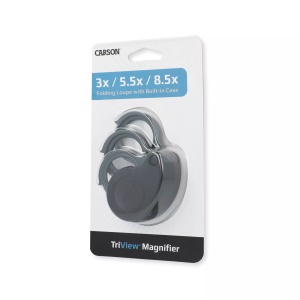 Lupă pliabilă TriView 5x/10x/15x cu carcasă încorporată - Carson - Img 5