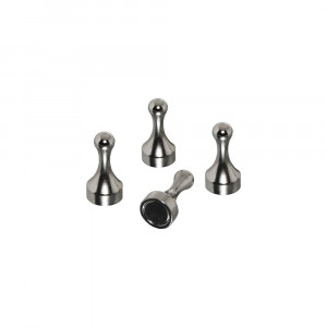 Magnet de organizare Industrial cu maner 18mm, set 4 bucăți