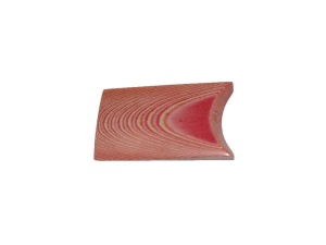 Micarta de in 8 mm Red/Natural 1/1, pentru maner de cutit