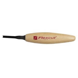 Micro dalta adanca cu varf in V la 45° pentru sculptura in lemn, Flexcut - Img 4