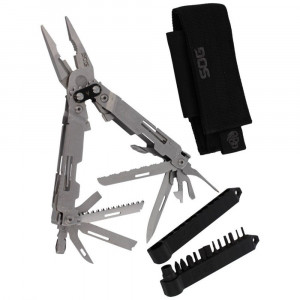 Multitool SOG PowerAccess Deluxe, 21 functii, otel 5Cr15MoV, Compound Leverage, set 12 biti
